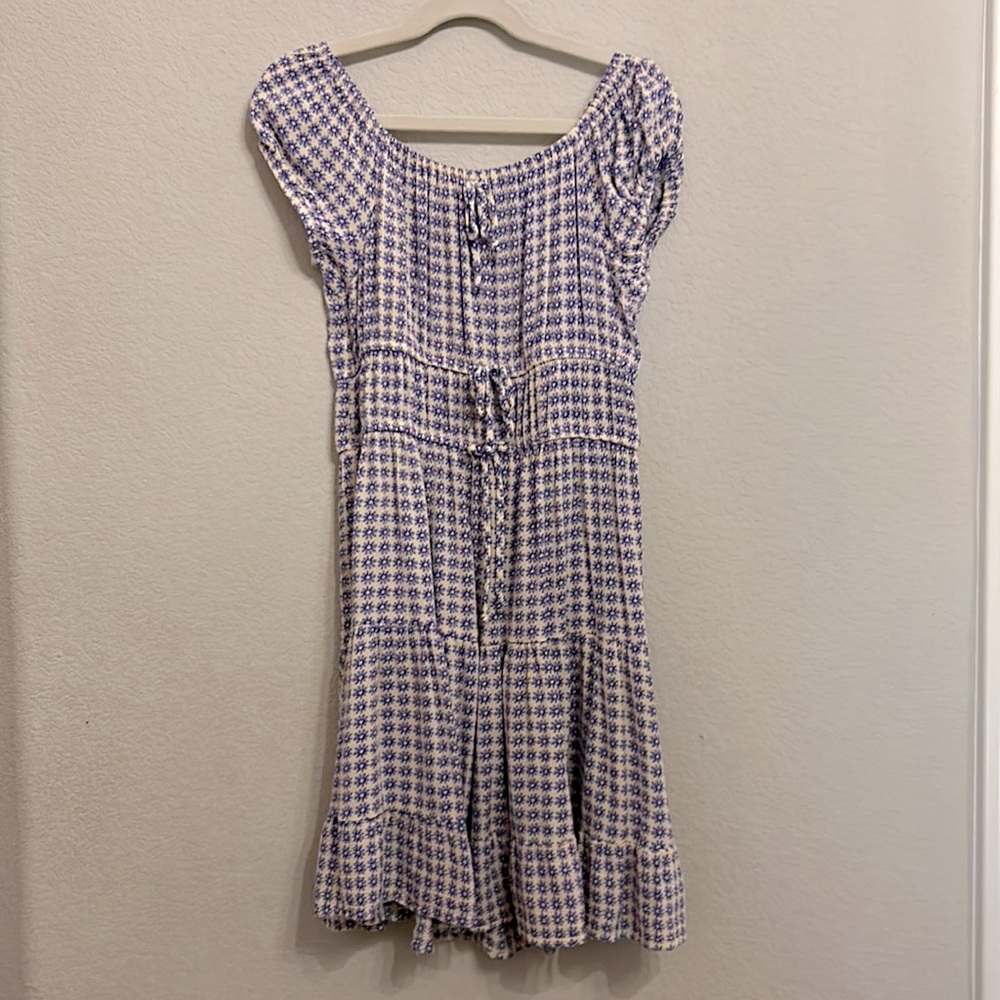 AVA & YELLY girls floral linen dress